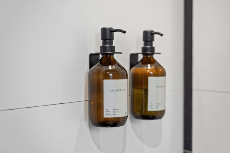 Kostenfreie Pflegeprodukte (Shampoo, Duschgel, Handseife)
