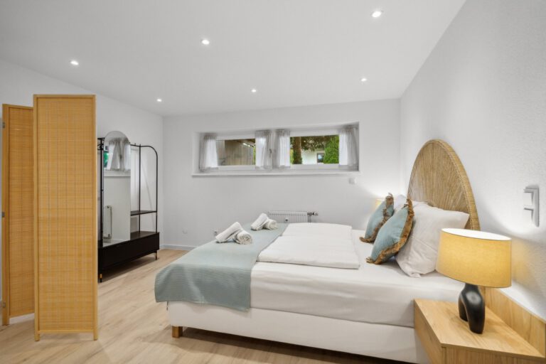 Der 2. Schlafbereich in der Casa Oasis II ist mit einem Kingsize-Bed ausgestattet.