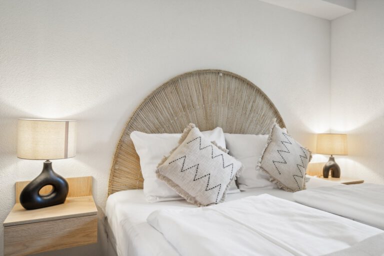 Die Schlafzimmer in der Casa Oasis IV sind liebevoll eingerichtet.
